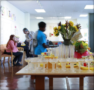 Ruth's Table, in San Francisco's Mission District, was developed using the Café Plus Model and is now a thriving creative special events meeting space for art, music, film, poetry and lectures spanning politics and culture.